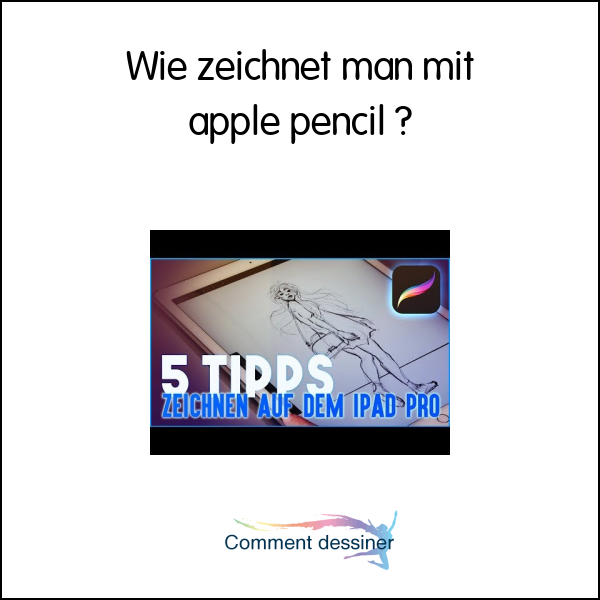 Wie zeichnet man mit apple pencil